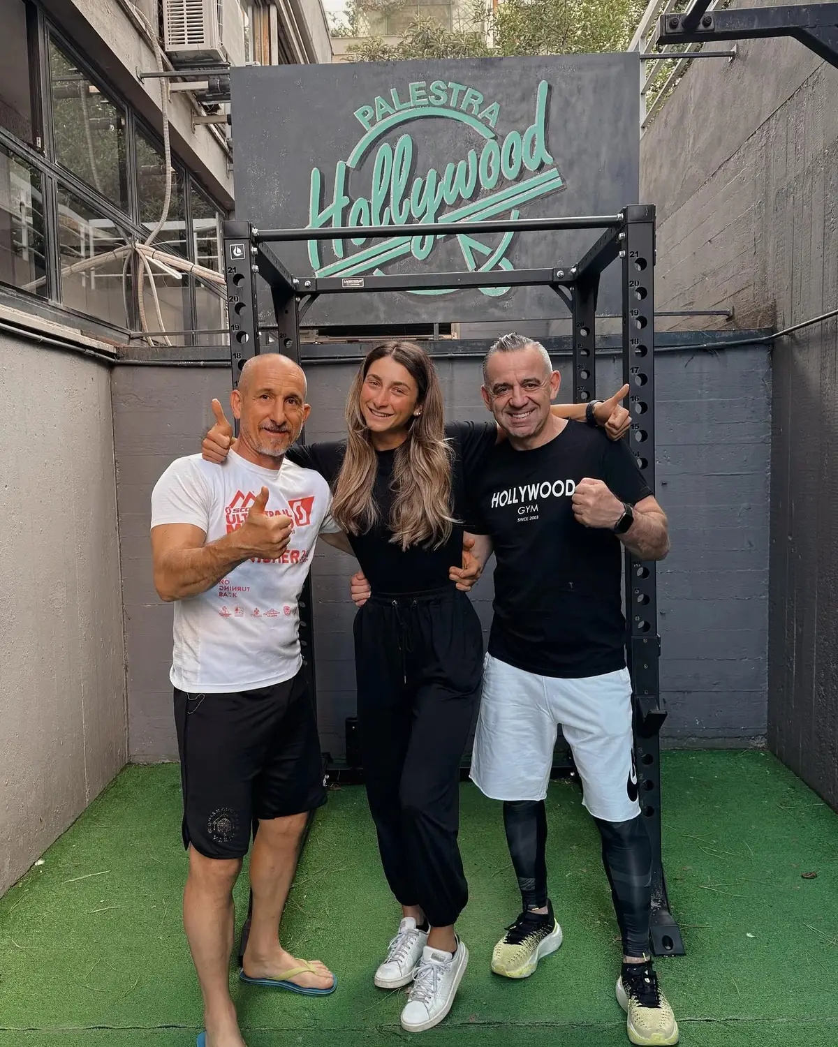 Il team nella zona esterna