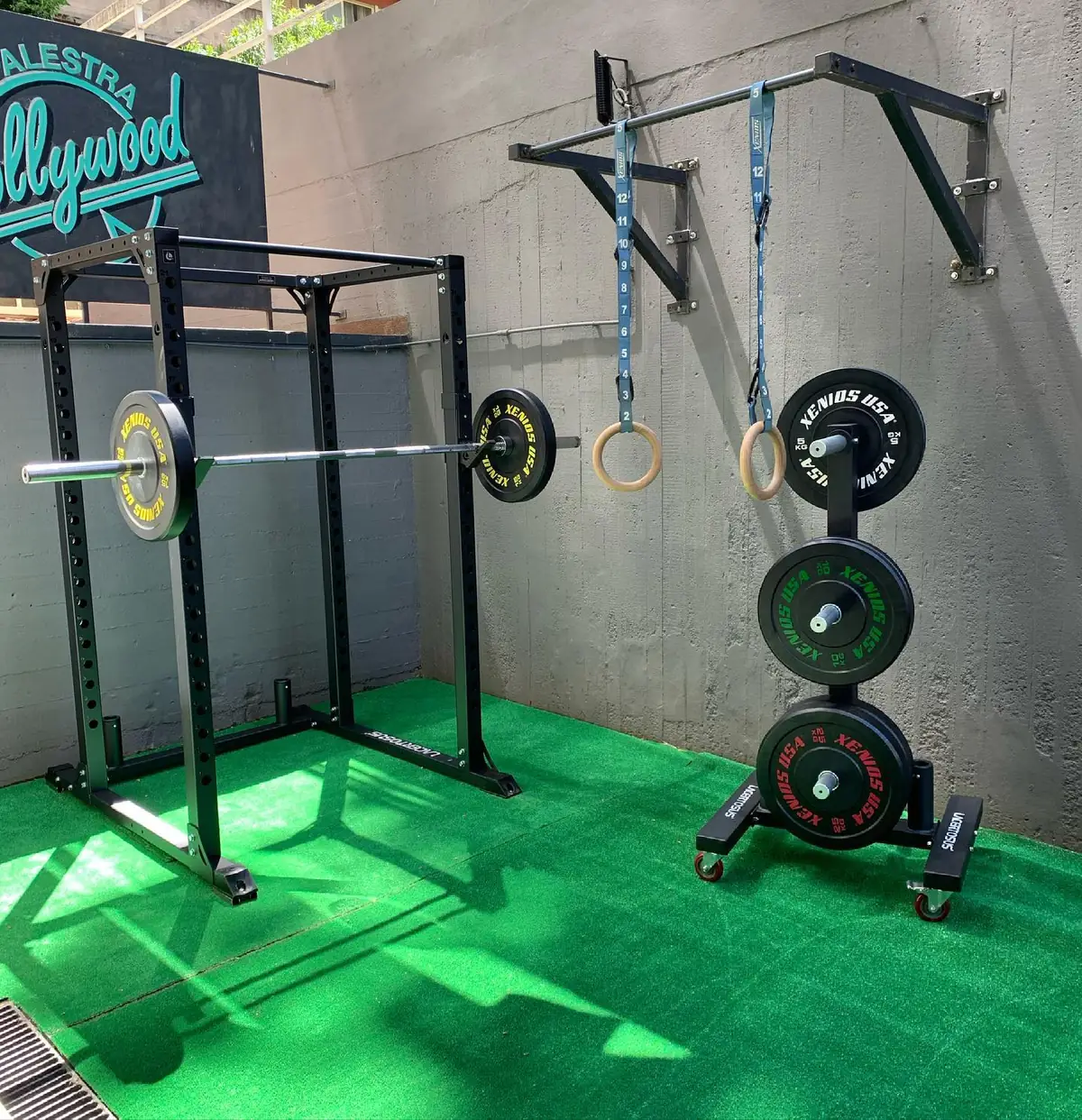 Zona esterna con power rack